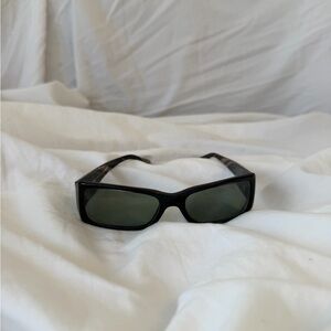 CHANEL Black & Tortoiseshell Double C Sunglasses